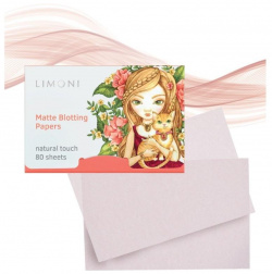 Матирующие салфетки для лица Matte Blotting Papers Pink Limoni (Италия/Корея) 10077