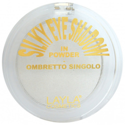 Тени для век сатиновые Silky Eyeshadow (2364R27 01  N 8 г) Layla Cosmetics (Италия) 2364R27