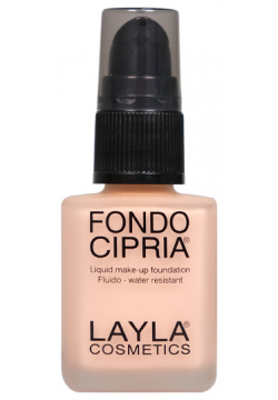 Матовая тональная основа Fondocipria (2160R17 07  N 35 мл) Layla Cosmetics (Италия) 2160R17 01