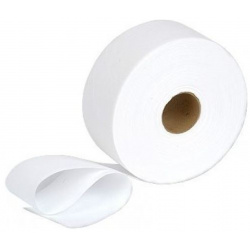 Бумажно тканевые полоски для депиляции (100м) белая с перфорацией в рулоне Beauty Image (Испания) В0861