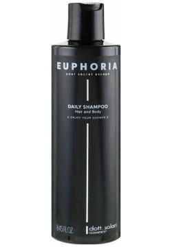 Шампунь гель для волос и тела с черным перцем Euphoria (DS_656  1000 мл) Dott Solari (Италия) DS_650