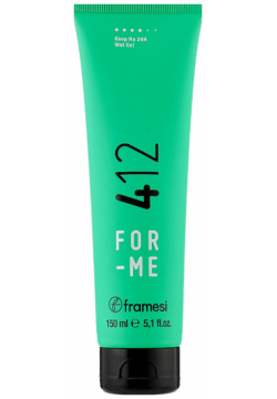 Моделирующий гель с эффектом мокрых волос For Me 412 Keep 24H Wet Gel Framesi (Италия) A01611