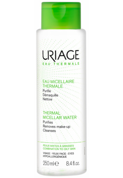 Очищающая мицеллярная вода для жирной и комбинированной кожи Uriage (Франция) ЭХ99989434839