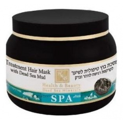 Увлажняющая маска для сухих окрашенных волос  с минералами Мертвого моря Health & Beauty (Израиль) HB310