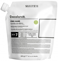 Порошок обесцвечивающий с глиной Decolorvit Free Hand Selective Professional (Италия) 1362000