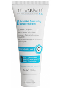 Интенсивный питательный увлажняющий бальзам для чувствительной кожи A D  Intensive Nourishing Emollient Balm Mineaderm (США) 004