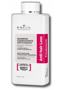 Вспомогательный шампунь против выпадения волос Anti Hair Loss Shampoo (B065127  1000 мл) Brelil (Италия) B065127