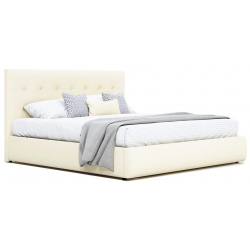 Мягкая интерьерная кровать Селеста 1800  БП/М ткань Бежевый Браво 80 НМ0099