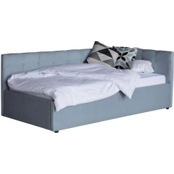 Односпальная кровать тахта Bonna 900  П/М ткань Серый Браво 80 НМ0247