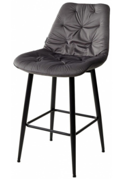 Полубарный стул YAM G062 40 серый  велюр (H=65cm) Браво 628M04271