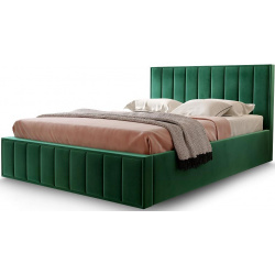 Кровать Вена 140 зеленый  Вариант 1 Браво 080 МГ