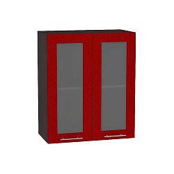 Шкаф верхний с 2 мя остекленными дверцами Валерия М В 609 | 60 см Браво 