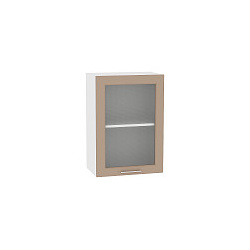 Шкаф верхний с 1 ой остекленной дверцей Ницца Royal В 509 | 50 см Браво 