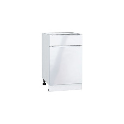 Шкаф нижний с 1 ой дверцей и ящиком Фьюжн Н 501 | 50 см Браво 