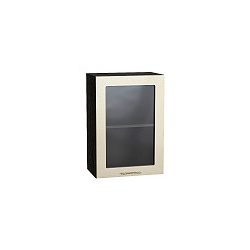 Шкаф верхний с 1 ой остекленной дверцей Валерия М В 500 Браво комплект входит: