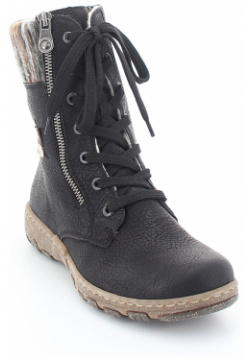 Ботинки Rieker женские зимние  размер 38 цвет черный артикул Z0123 01