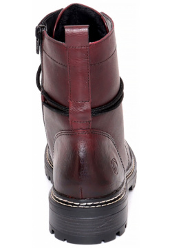 Ботинки Remonte женские зимние  цвет бордовый артикул D0B75 35