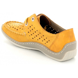 Туфли Rieker женские летние  цвет желтый артикул L1716 68