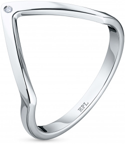 Кольцо из серебра с бриллиантом э0601кц02193800 ЭПЛ Даймонд 2050013211755