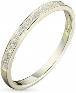 Кольцо из желтого золота с бриллиантами э0301кц04200708 ЭПЛ Даймонд 8700000224148