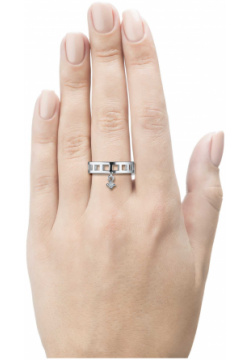 Кольцо из серебра с бриллиантом э0601кц12191020 ЭПЛ Даймонд 7000002629370