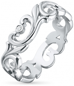 Кольцо из серебра с бриллиантами э0601кц08177000 ЭПЛ Даймонд 7000001590596