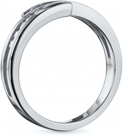 Кольцо из серебра с выращенными бриллиантами e0612kts06105300 ЭПЛ Даймонд 8700000704336