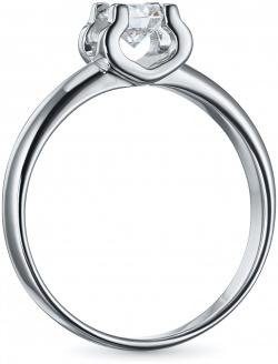 Кольцо из серебра с выращенным бриллиантом e0612kts06200855 ЭПЛ Даймонд 8700000966475