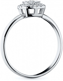 Кольцо из серебра с выращенными бриллиантами e0612kts04193800 ЭПЛ Даймонд 8700001118415