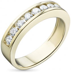 Кольцо из желтого золота с бриллиантами э0301кц05102300 ЭПЛ Даймонд 2050013530047