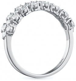 Кольцо из серебра с выращенными бриллиантами e0612kts08160900 ЭПЛ Даймонд 8700001244398