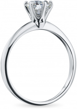 Кольцо из серебра с выращенным бриллиантом e0612kts06200856 ЭПЛ Даймонд 8700001197397