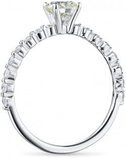 Кольцо из серебра с выращенными бриллиантами e0612kts02210951 ЭПЛ Даймонд 8700001225342