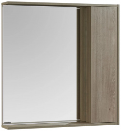 Зеркальный шкаф 80x83 3 см сосна арлингтон R Акватон Стоун 1A228302SX850 
