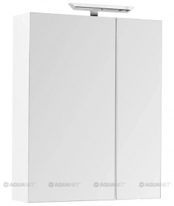 Зеркальный шкаф 70x87 3 см L белый Aquanet 00202088 