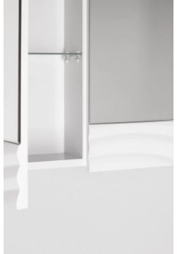 Зеркальный шкаф 60x70 см белый глянец Style Line Вероника ЛС 00000055