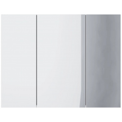 Зеркальный шкаф 90x70 см белый глянец R Dreja Almi 99 9012