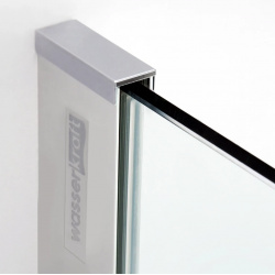 Душевой уголок 120x90 см прозрачное стекло WasserKRAFT ALLER 10H07LBLACK