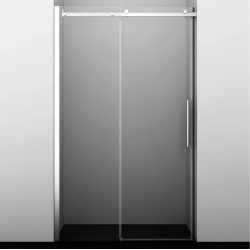 Душевая дверь раздвижная 120 см прозрачное стекло WasserKRAFT ALME 15R05 