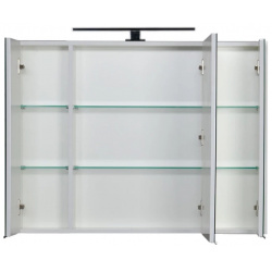 Зеркальный шкаф 100x75 см белый Aquanet Латина 00179636