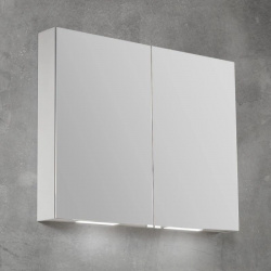 Зеркальный шкаф 90x70 см BelBagno SPC 2A DL BL 900