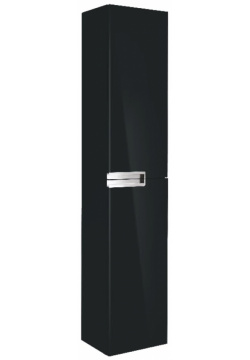 Шкаф колонна подвесная черный глянец Roca Victoria Nord Black Edition ZRU9000095 
