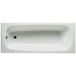 Чугунная ванна 160x70 см с противоскользящим покрытием Roca Continental 21291200R 