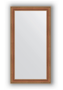 Зеркало 55x105 см бронзовые бусы на дереве Evoform Definite BY 3075 