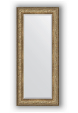 Зеркало 65x150 см виньетка античная бронза Evoform Exclusive BY 3555 