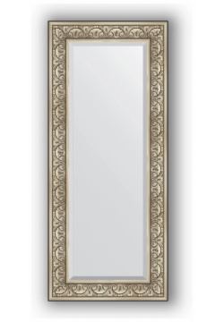 Зеркало 60x140 см барокко серебро Evoform Exclusive BY 3528 