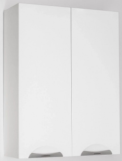 Шкаф двустворчатый подвесной белый глянец Style Line Жасмин ЛС 00000334 