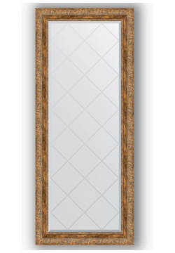 Зеркало 65x155 см виньетка античная бронза Evoform Exclusive G BY 4144 