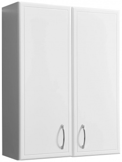 Шкаф двустворчатый подвесной 60x80 см белый глянец/белый матовый Stella Polar Концепт SP 00000140 