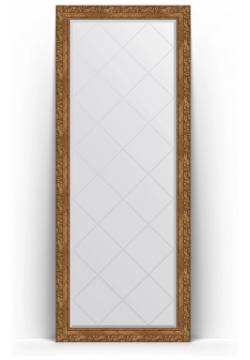 Зеркало напольное 80x200 см виньетка бронзовая Evoform Exclusive G Floor BY 6312 